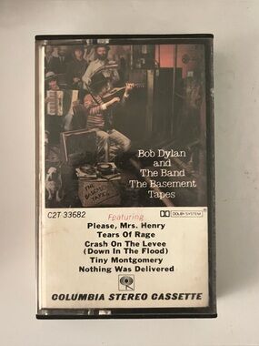 Bob Dylan and The Band- The Basement Tapes 1975 Cassette Tape
